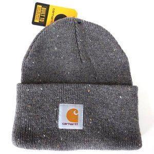 Carhartt Gray Speckled Wool Blend Beanie